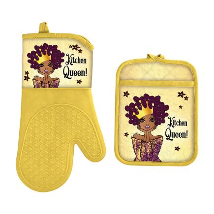 Born to Stand Out Mitt/Pot Holder Set | African American Expressions