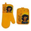 OPS233 Soul On Fire Oven Mitt Potholder Set