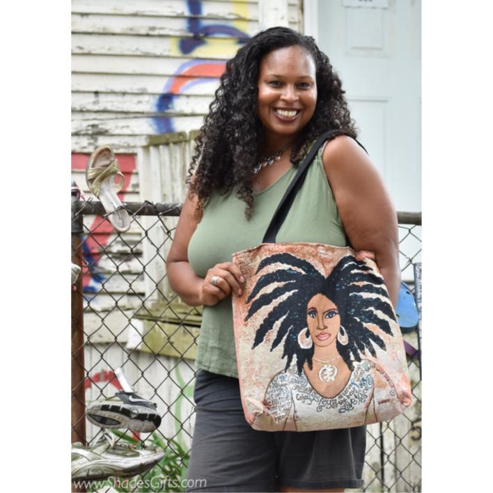 SOC_Janine Robinson (5) Talk To Me Woven Tote Bag