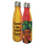 Blessed To Live Without Stress Stainless Steel Bottle