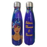 Believe, Blossom & Become Stainless Steel Bottle