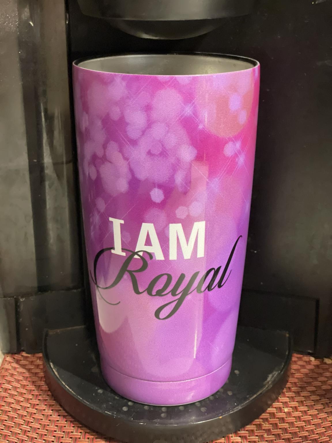 I Am Royal Stainless Steel Travel Tumblers - Shades of Color