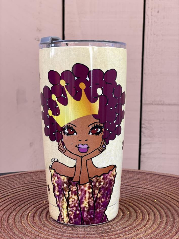 STT_Stainless Steel Tumblers (117) Coffee Queen Stainless Steel Travel Tumblers