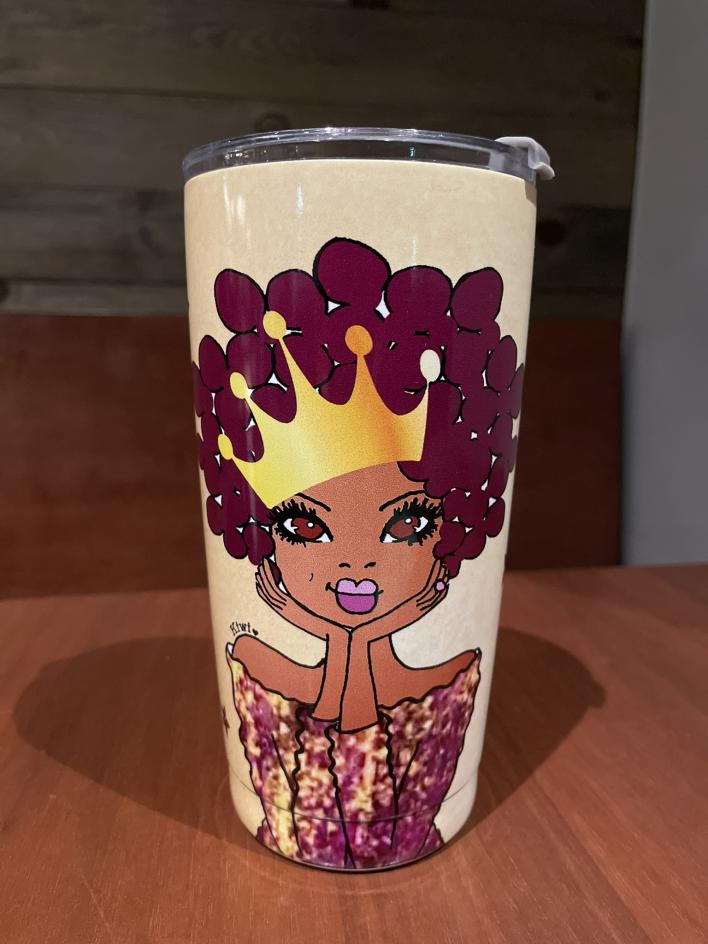 STT_Stainless Steel Tumblers (12) Coffee Queen Stainless Steel Travel Tumblers
