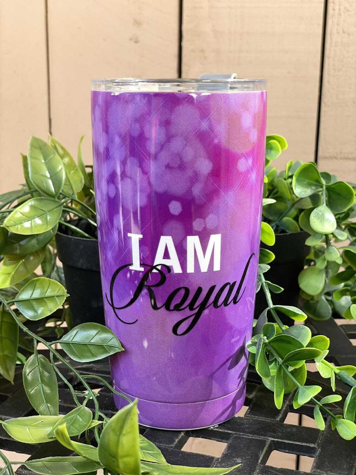 I Am Royal Stainless Steel Travel Tumblers - Shades of Color