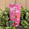 STT_Stainless Steel Tumblers (127) Live Life In Color Stainless Steel Travel Tumblers