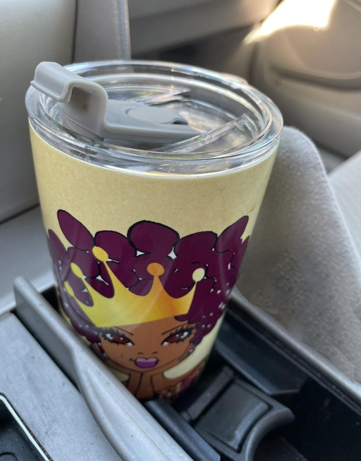 STT_Stainless Steel Tumblers (3) Coffee Queen Stainless Steel Travel Tumblers