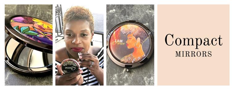 African American Compact Mirrors