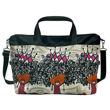 Crown & Curls Travel Gym Bag