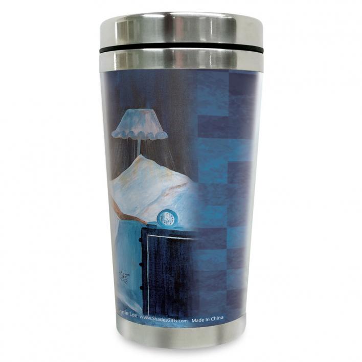 blue monday travel mug