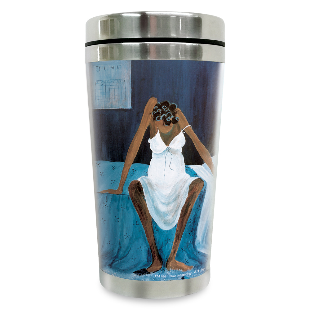 Blue Monday Travel Mug | Shades of Color Annie Lee Gifts