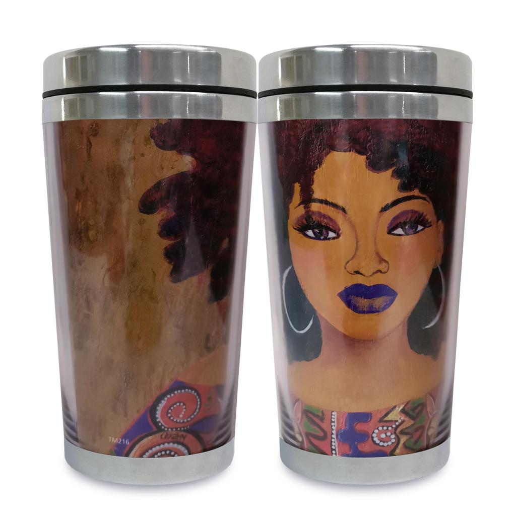 Travel Mugs African American 16 oz. Shades of Color