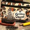 TZB308_ Goddess Vibes Twin Zipper Cosmetic Bags
