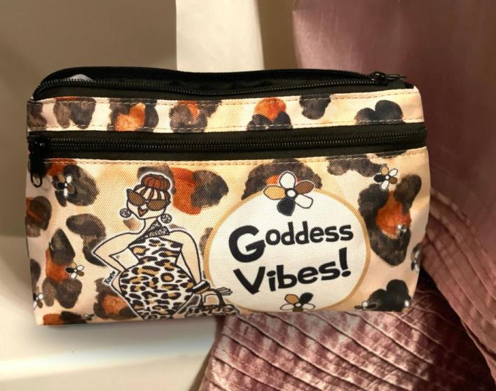 TZB308_ (2) Goddess Vibes Twin Zipper Cosmetic Bags