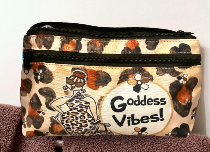 TZB308_ (4) Goddess Vibes Twin Zipper Cosmetic Bags