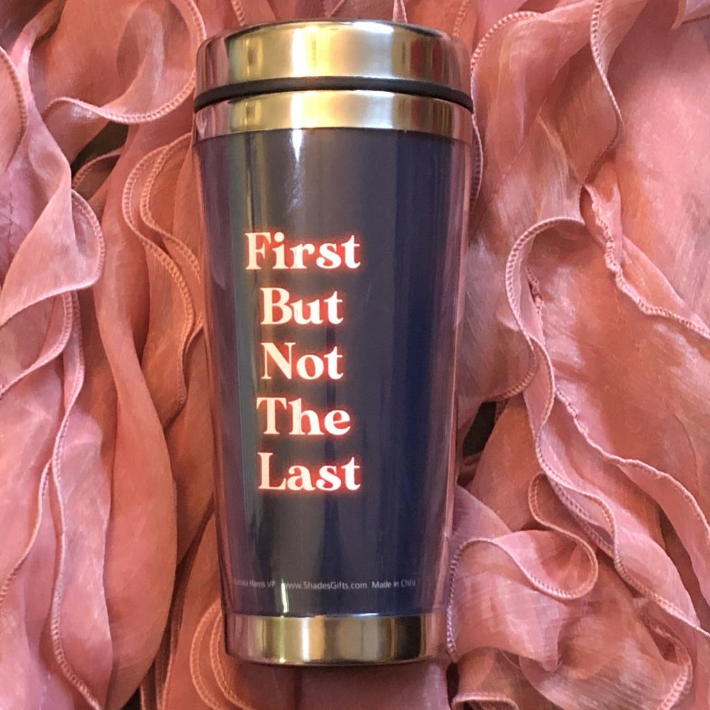 Kamala Harris VP Travel Mug Shades of Color Ethnic Drinkware