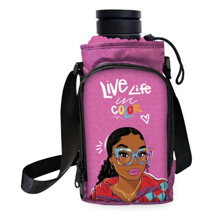 Water Bottle Bag Purse Set