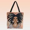 WTB009 Nubian Queen Woven Tote Bag