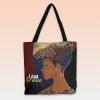 WTB237 I Am Fierce Woven Tote Bag