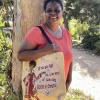 God's In Control Woven Tote Bag