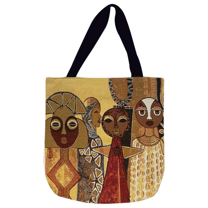 WTB264 Windows 2 Africa Woven Tote Bag