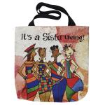 It's A Sista's Thang Woven Tote Bag