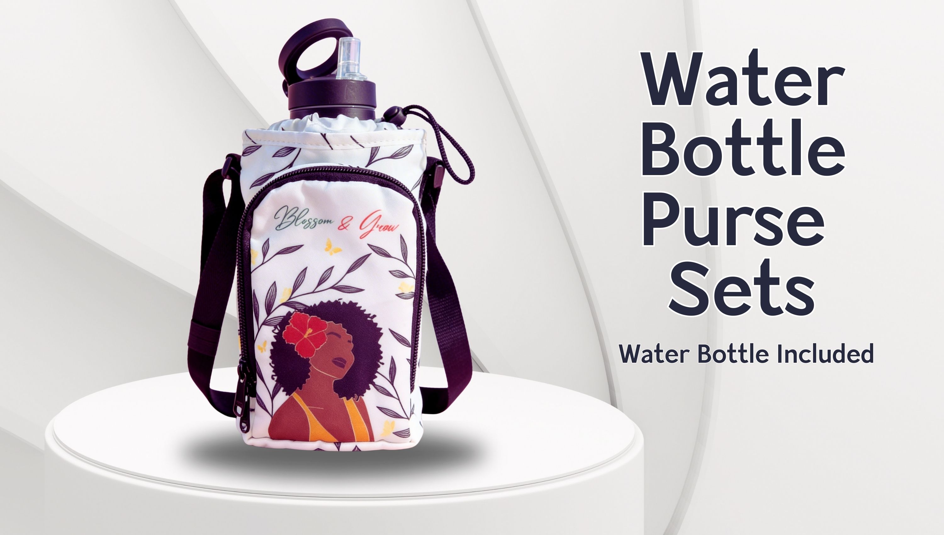 African American Water Bottle Holder Carrier
