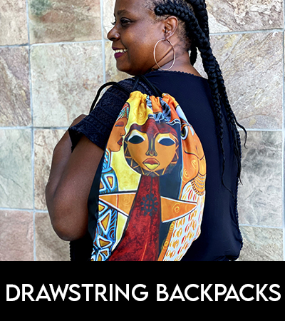 Black Drawstring Backpacks