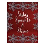 Sistas Sparkle and Shine Boxed Holiday Cards