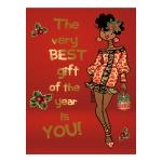 The Very BEST Gift Of The Year Is You! Boxed Holiday Cards