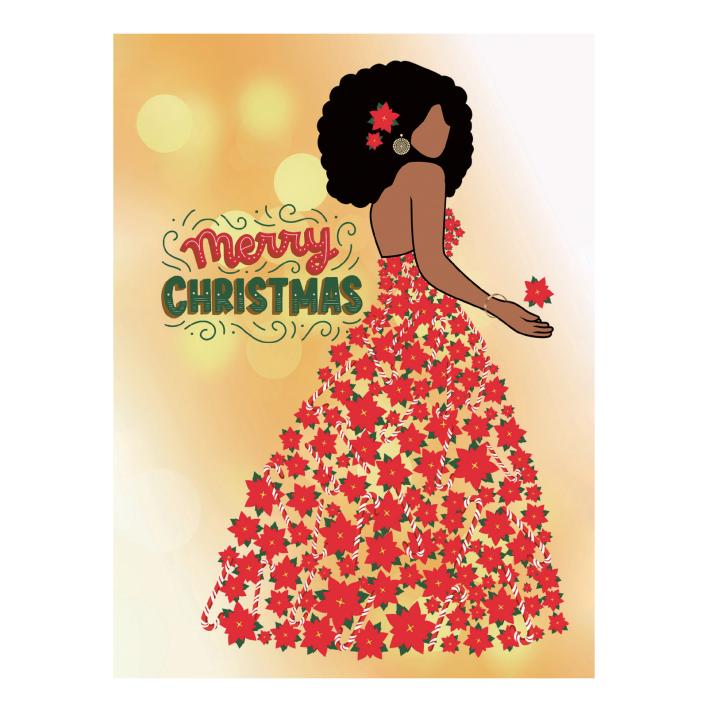 X22-160 Christmas Blossom Boxed Holiday Cards