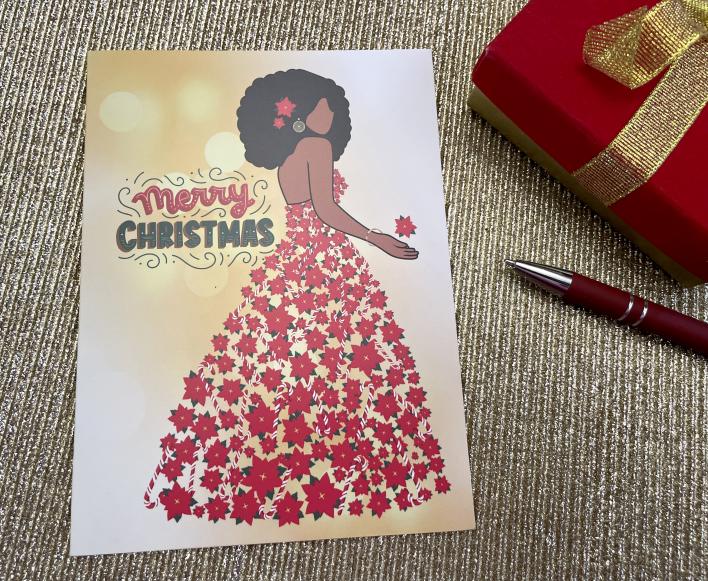 X22-160_ (5) Christmas Blossom Boxed Holiday Cards
