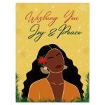 Wishing You Joy & Peace African American Holiday Cards