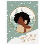 Enjoy The Beauty Of The Season African American Holiday Cards