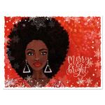 Merry & Bright African American Holiday Cards