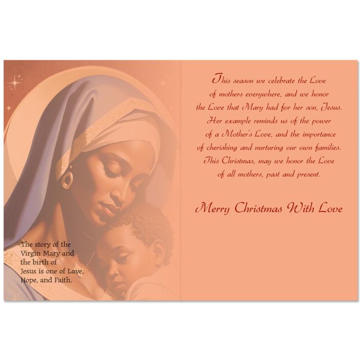A Mother's Love African American Holiday Cards