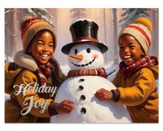 Holiday Joy African American Holiday Cards