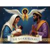 X26-219 The Savior Is Born African American Holiday Cards