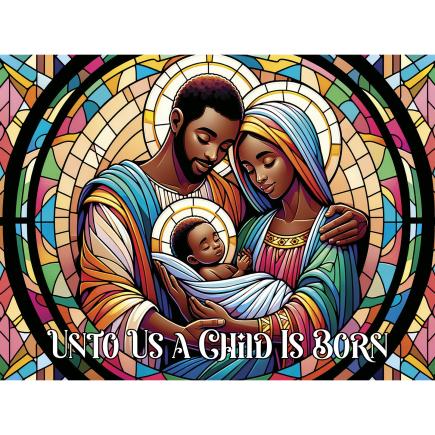 Unto Us A Child Is Born American Holiday Cards